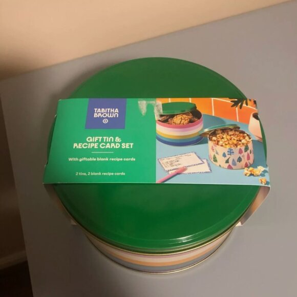 🆕 Tabitha Brown Target 2pc Food Tins Recipe Cards - Picture 3 of 3